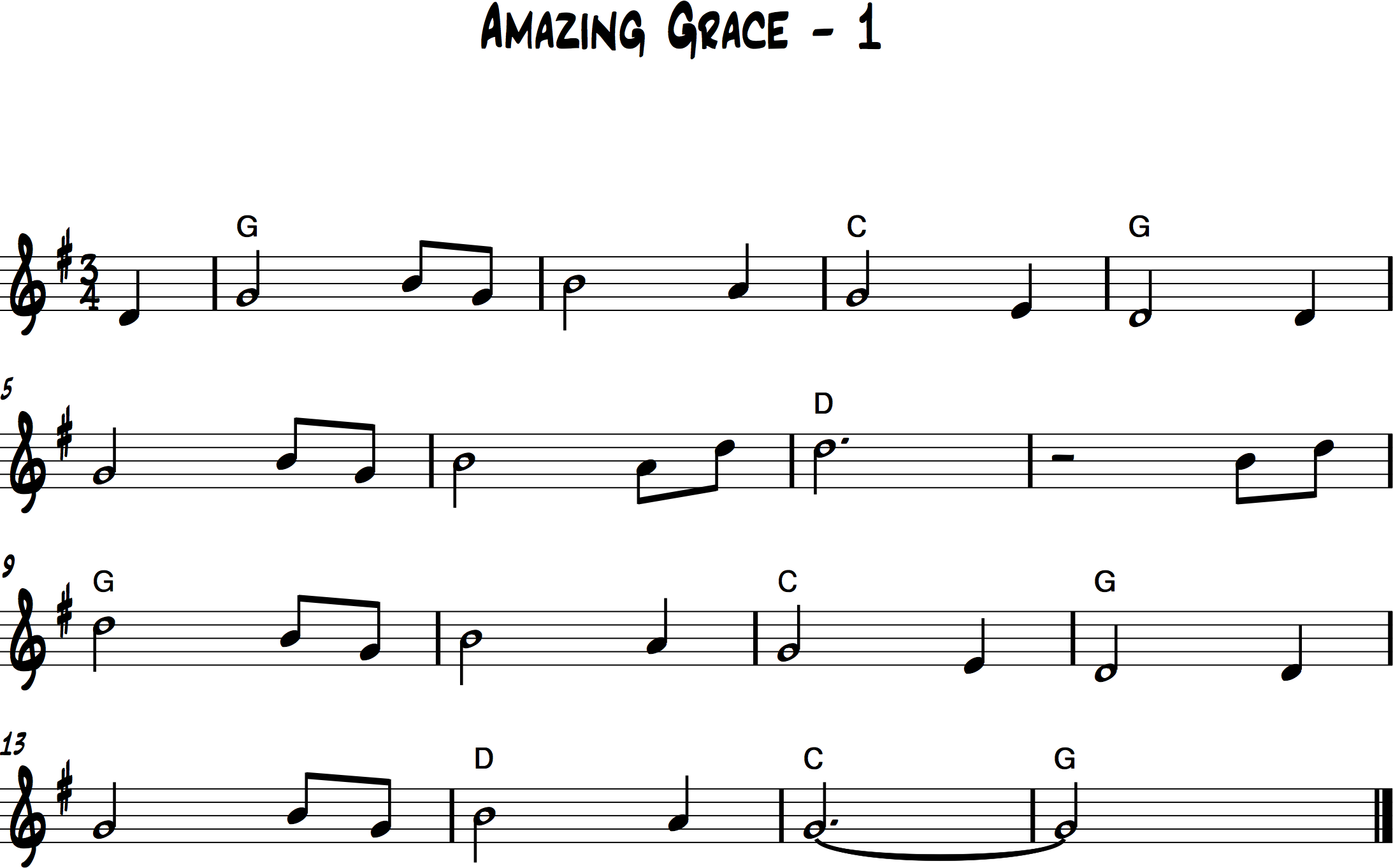 Amazing Grace - 1