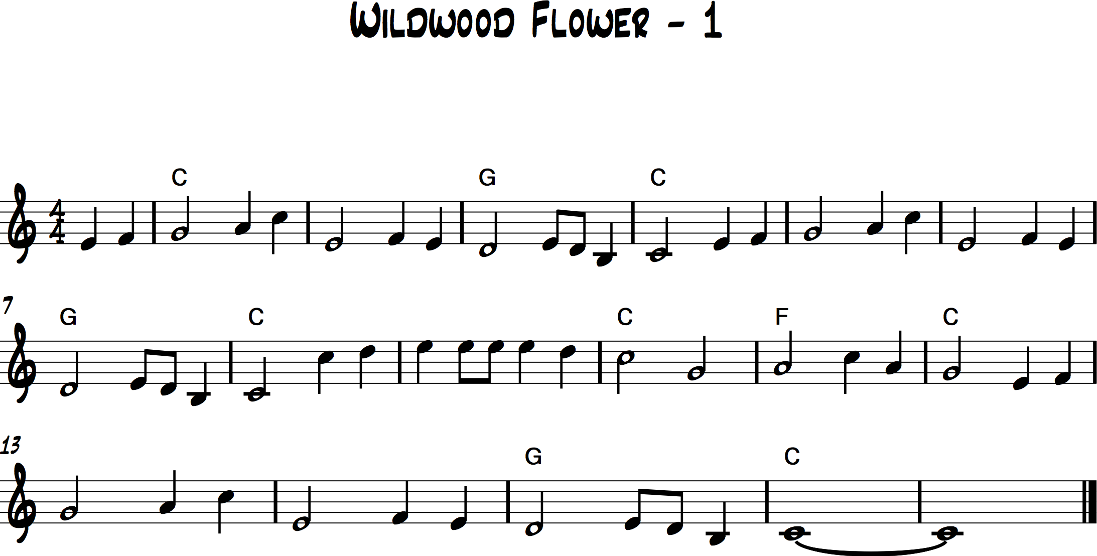 Wildwood Flower 1